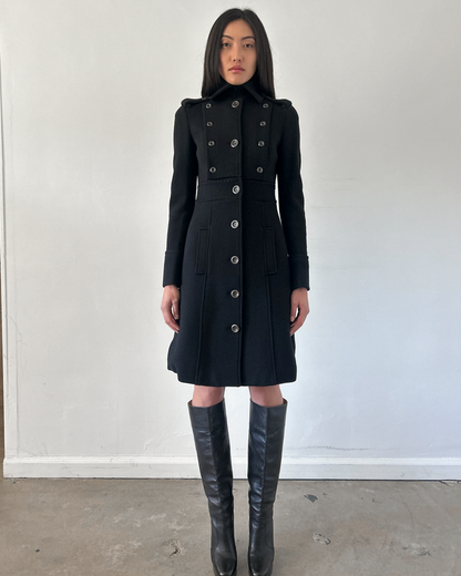 Diane von Furstenberg Military Style Coat
