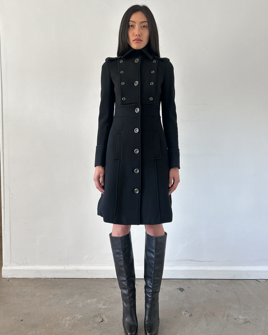 Diane von Furstenberg Military Style Coat