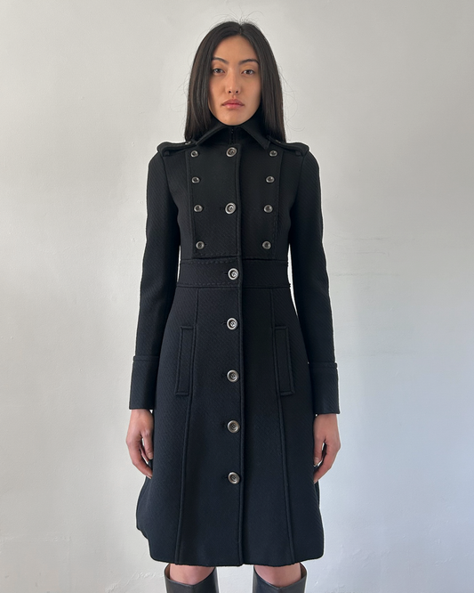 Diane von Furstenberg Military Style Coat