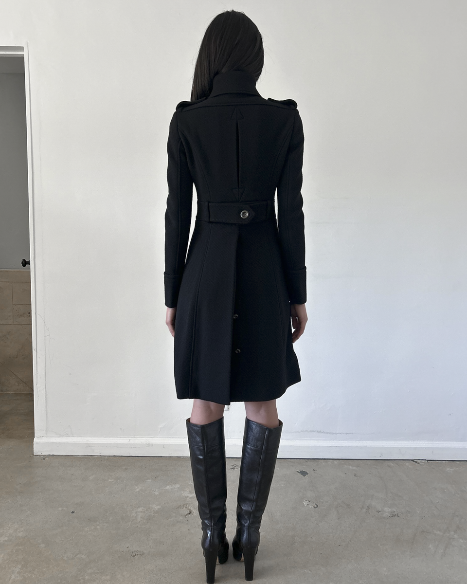 Diane von Furstenberg Military Style Coat