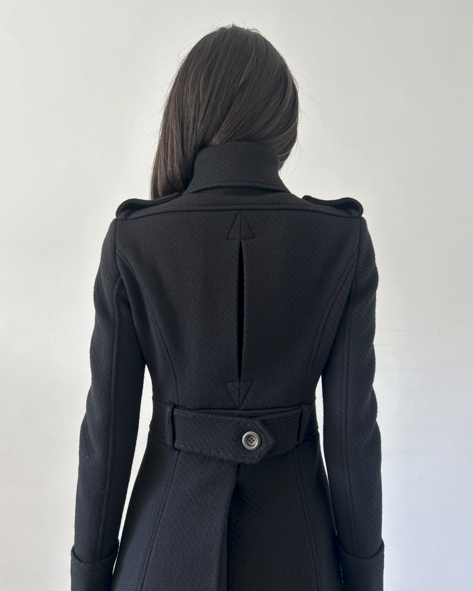 Diane von Furstenberg Military Style Coat