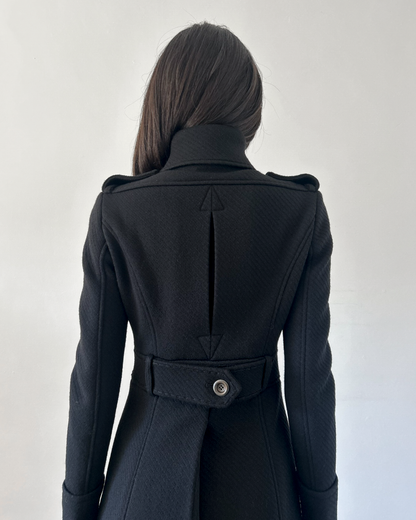 Diane von Furstenberg Military Style Coat