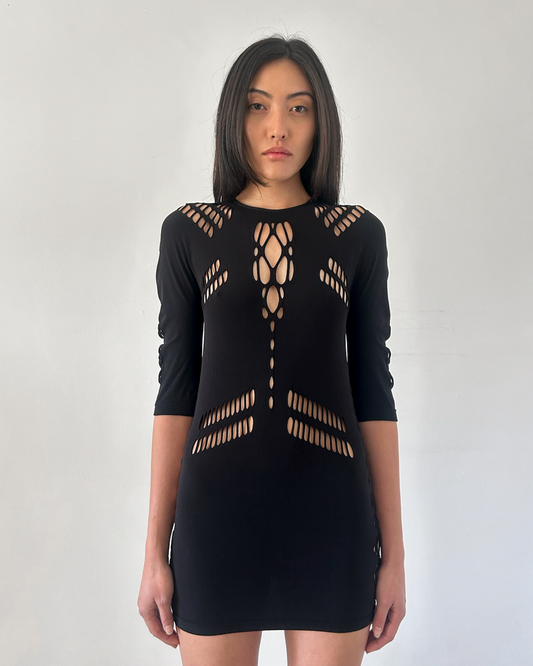 Gucci Cut-Out Mesh Tunic