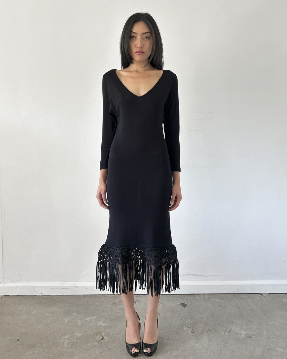 Novespazio Fringe Dress