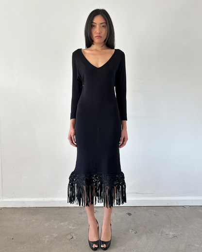 Novespazio Fringe Dress