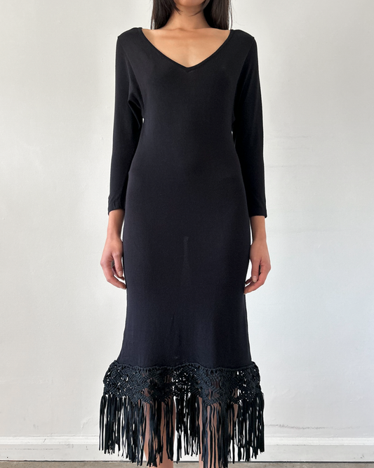 Novespazio Fringe Dress