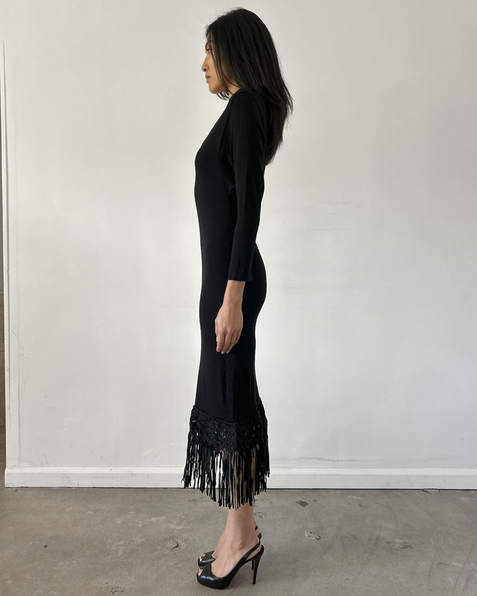 Novespazio Fringe Dress