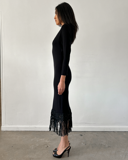 Novespazio Fringe Dress