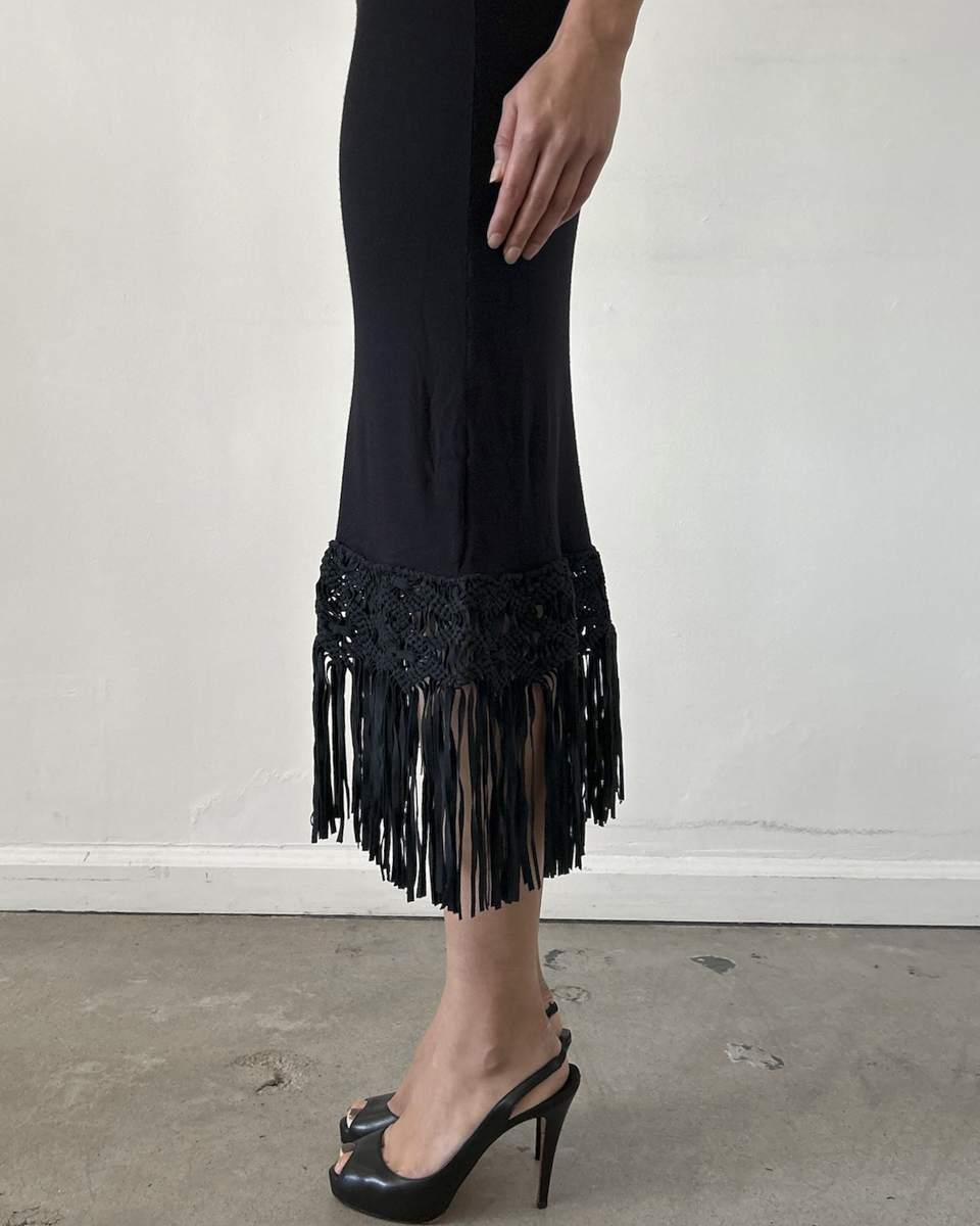 Novespazio Fringe Dress