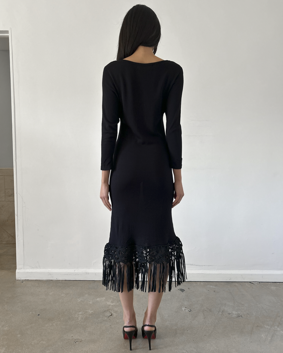 Novespazio Fringe Dress
