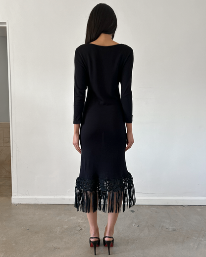 Novespazio Fringe Dress