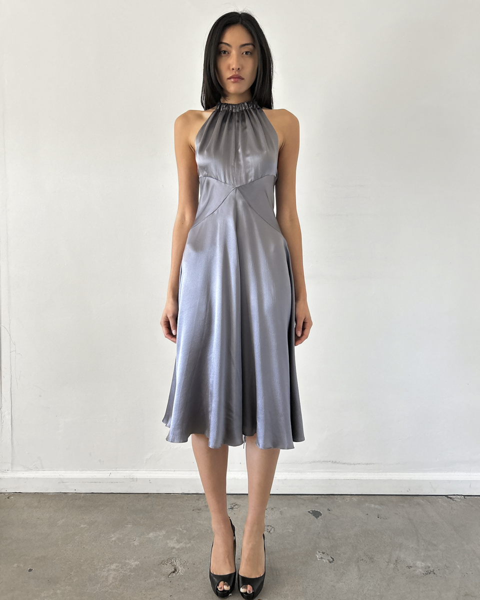 Diane von Furstenberg Silk Halter Neck Dress