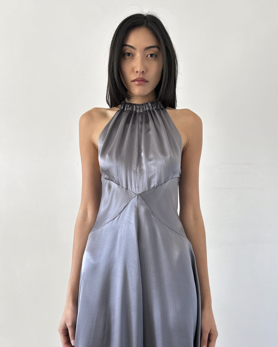 Diane von Furstenberg Silk Halter Neck Dress