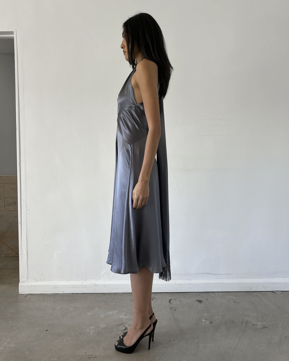 Diane von Furstenberg Silk Halter Neck Dress