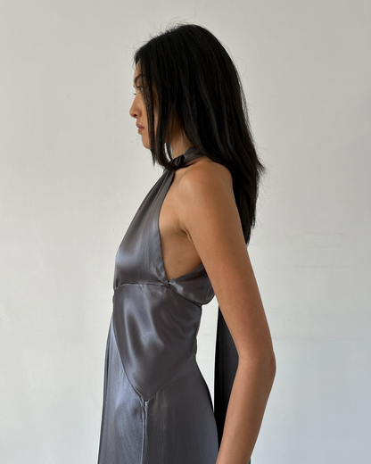 Diane von Furstenberg Silk Halter Neck Dress