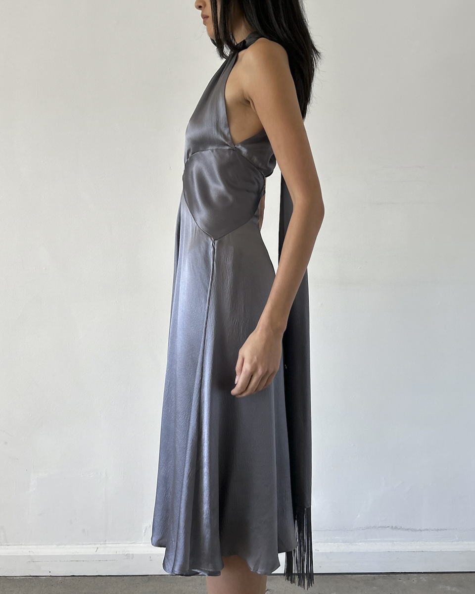 Diane von Furstenberg Silk Halter Neck Dress