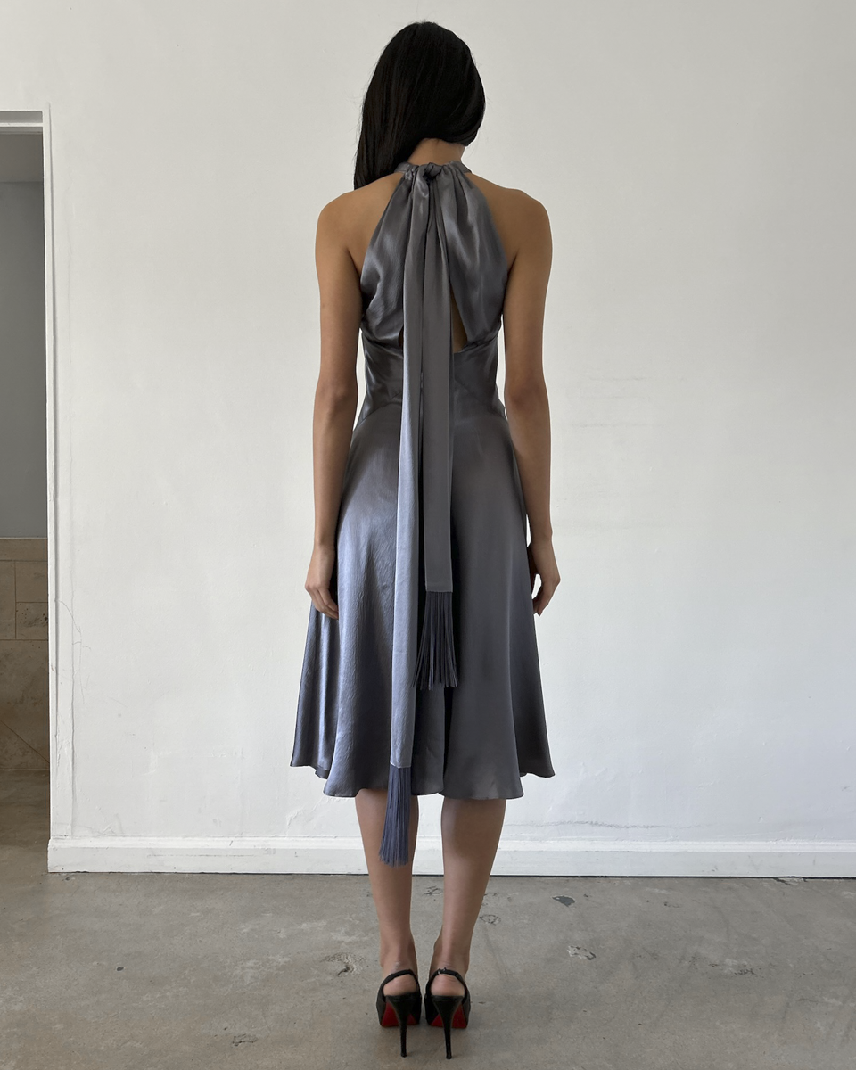 Diane von Furstenberg Silk Halter Neck Dress