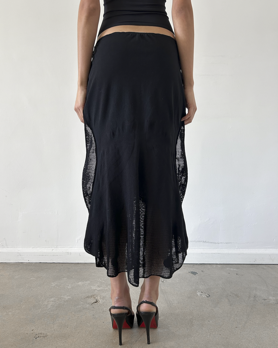 Issey Miyake Mermaid Mesh Skirt