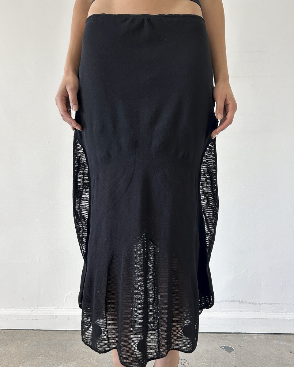 Issey Miyake Mermaid Mesh Skirt