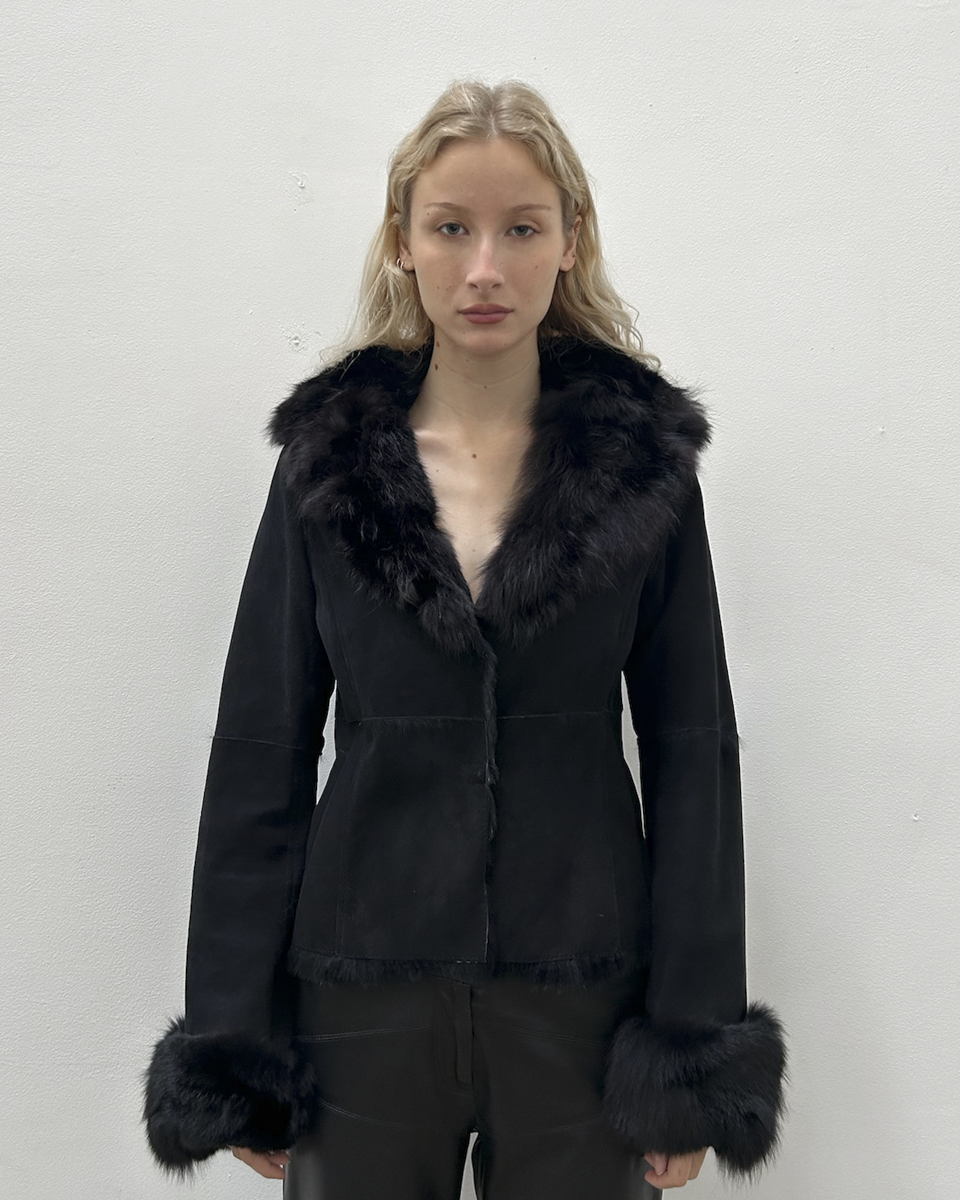 Morgan de Toi Shearling Fur Jacket