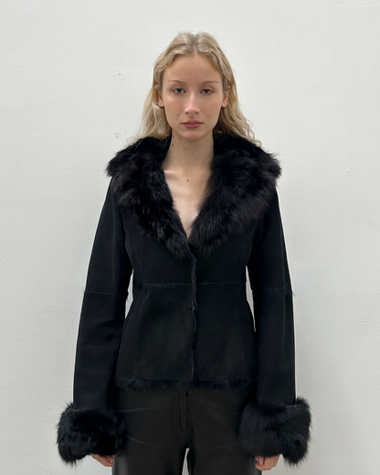 Morgan de Toi Shearling Fur Jacket