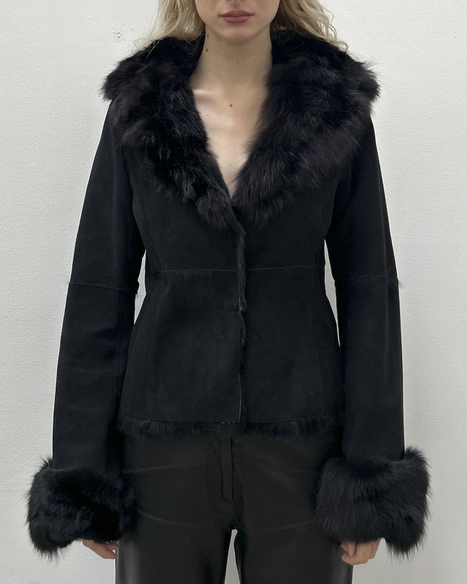 Morgan de Toi Shearling Fur Jacket