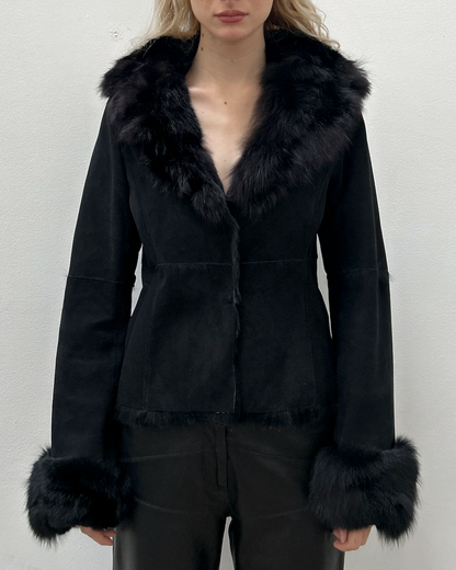 Morgan de Toi Shearling Fur Jacket