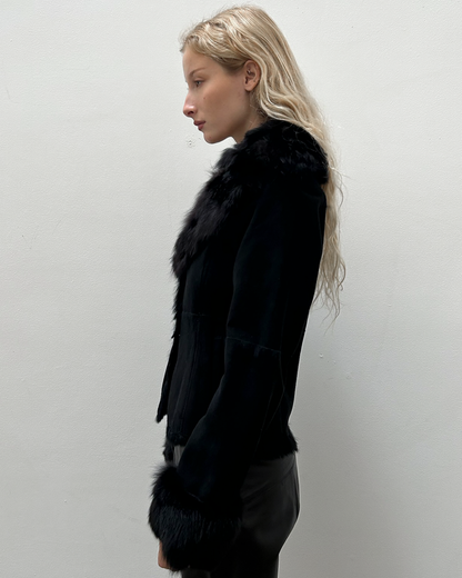 Morgan de Toi Shearling Fur Jacket
