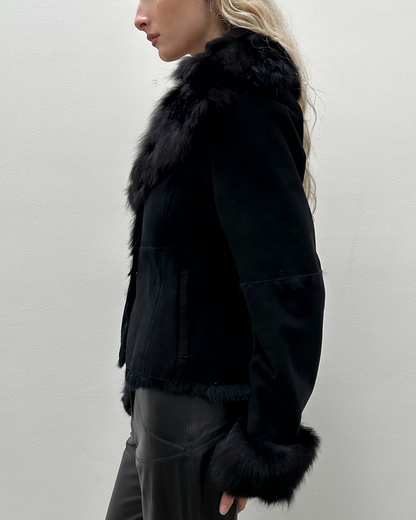 Morgan de Toi Shearling Fur Jacket