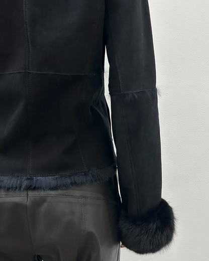 Morgan de Toi Shearling Fur Jacket