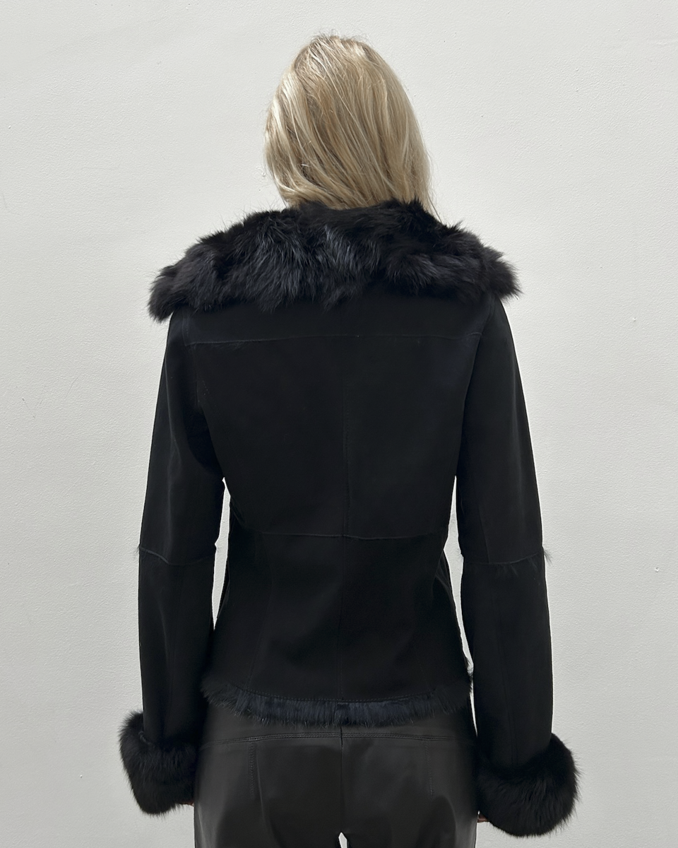 Morgan de Toi Shearling Fur Jacket