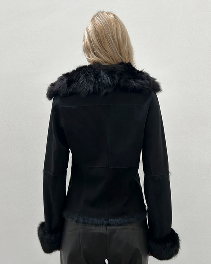 Morgan de Toi Shearling Fur Jacket