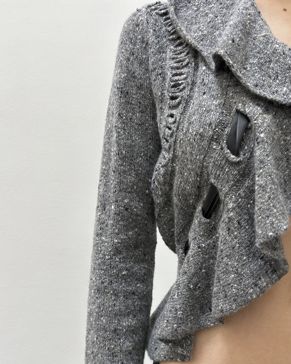 Valentino Ribbon Cardigan Jacket
