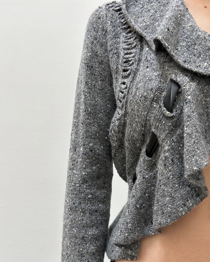 Valentino Ribbon Cardigan Jacket