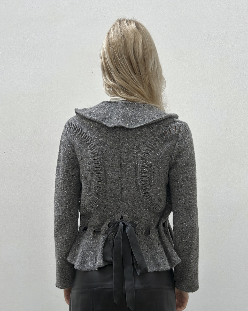 Valentino Ribbon Cardigan Jacket