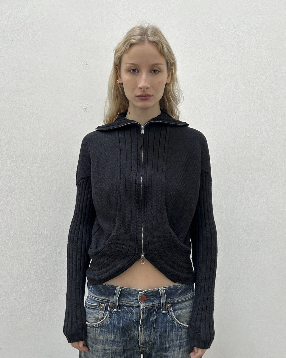Zero + Maria Cornejo Wool Zip Up Jacket