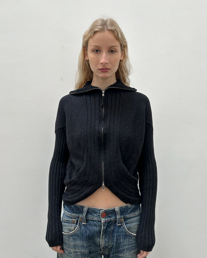 Zero + Maria Cornejo Wool Zip Up Jacket
