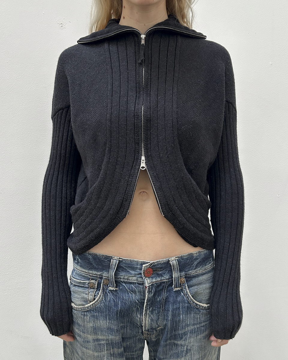 Zero + Maria Cornejo Wool Zip Up Jacket