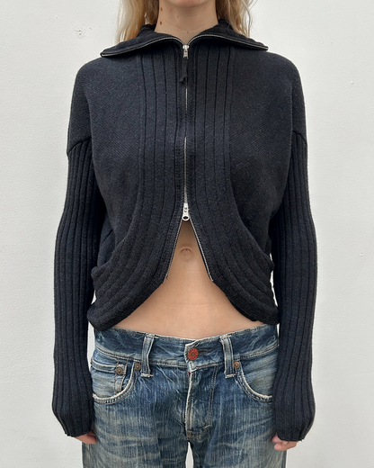 Zero + Maria Cornejo Wool Zip Up Jacket