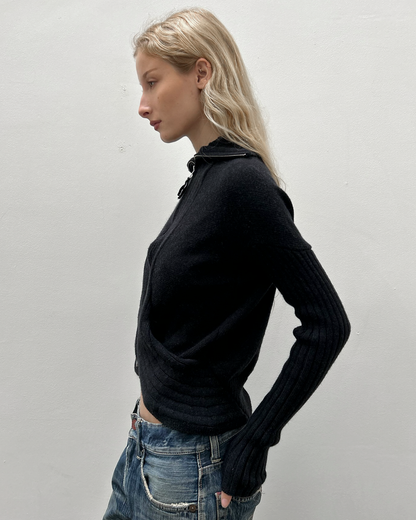 Zero + Maria Cornejo Wool Zip Up Jacket