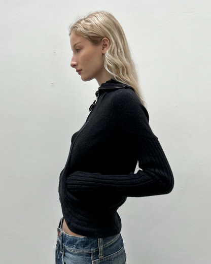 Zero + Maria Cornejo Wool Zip Up Jacket