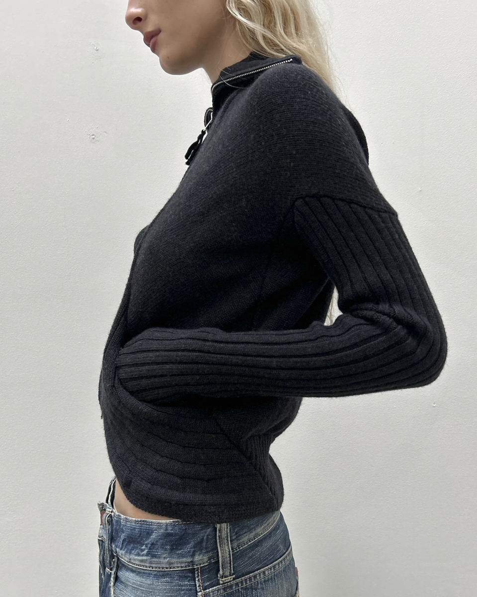 Zero + Maria Cornejo Wool Zip Up Jacket