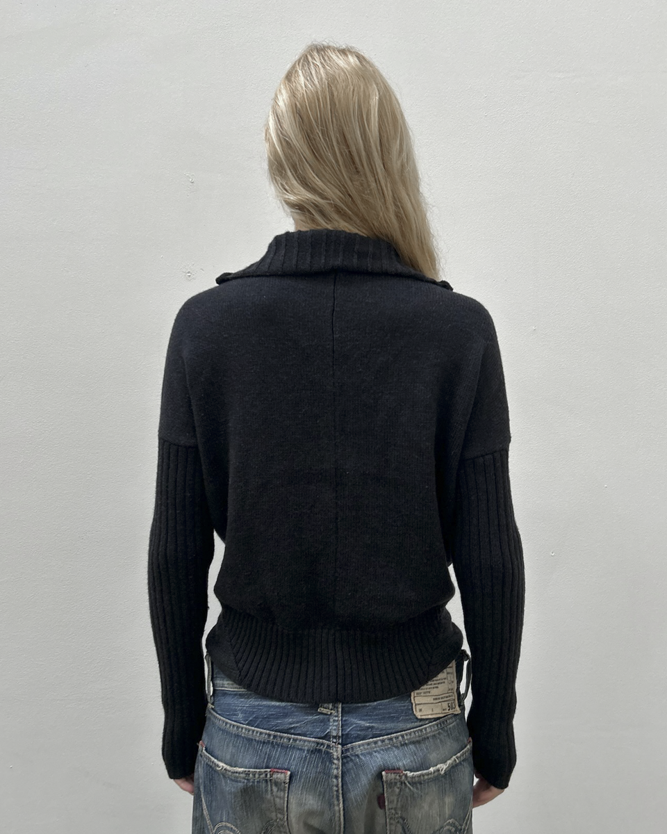Zero + Maria Cornejo Wool Zip Up Jacket