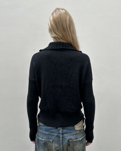Zero + Maria Cornejo Wool Zip Up Jacket
