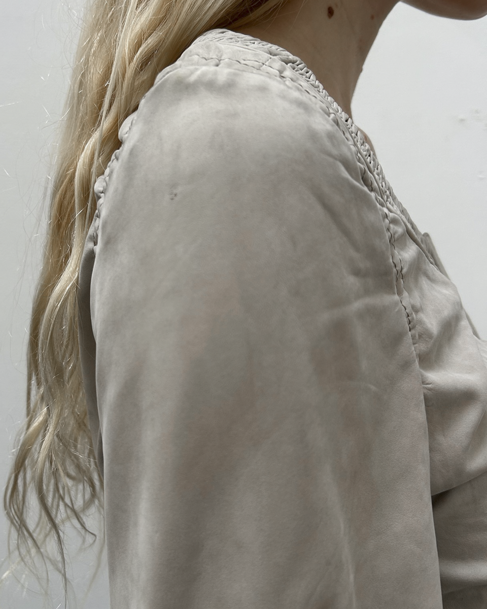 Gucci by Tom Ford SS03 Ruched Leather Jacket