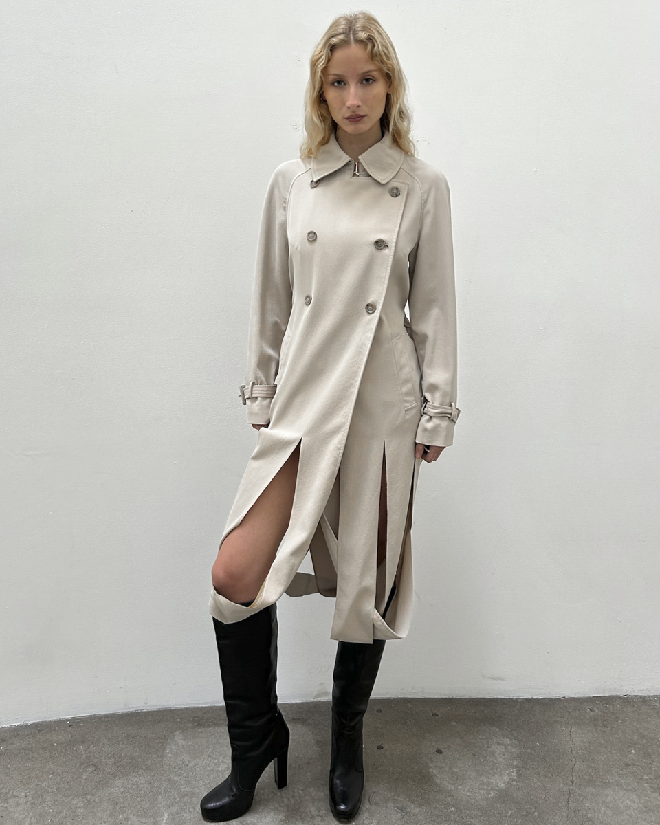 Maison Martin Margiela FW04 (Line 1) Cut-Out Trench Coat