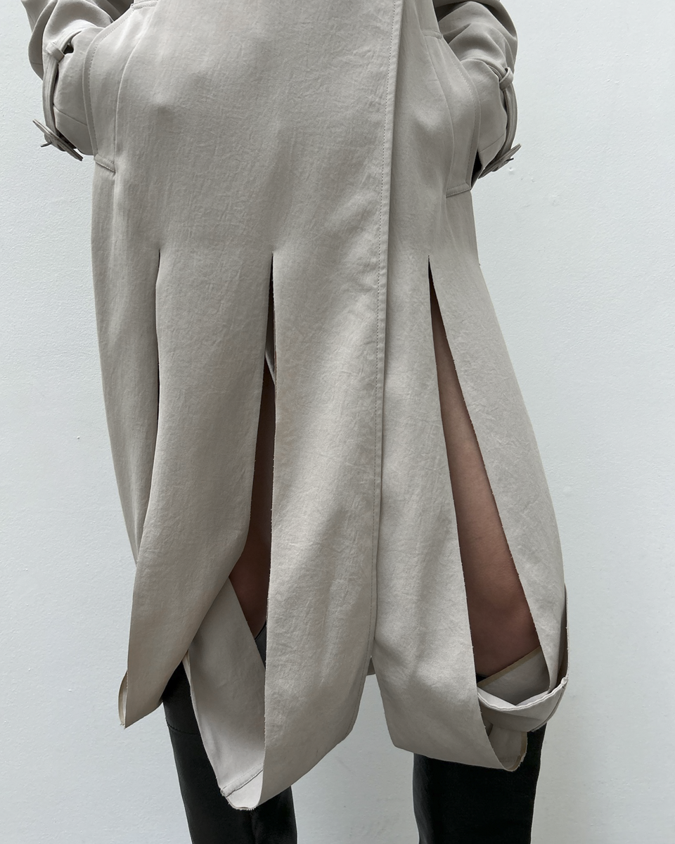 Maison Martin Margiela FW04 (Line 1) Cut-Out Trench Coat