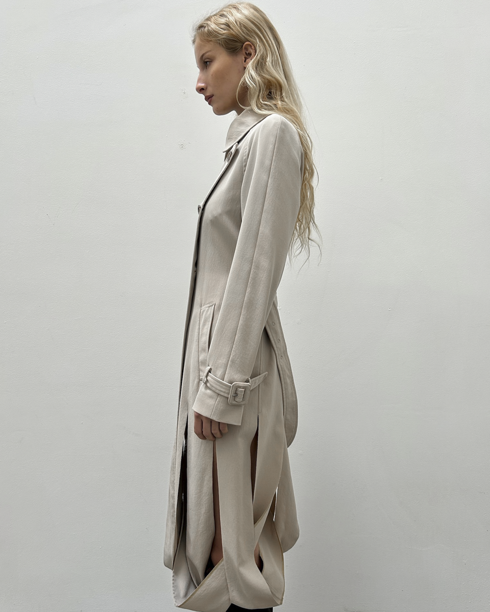 Maison Martin Margiela FW04 (Line 1) Cut-Out Trench Coat