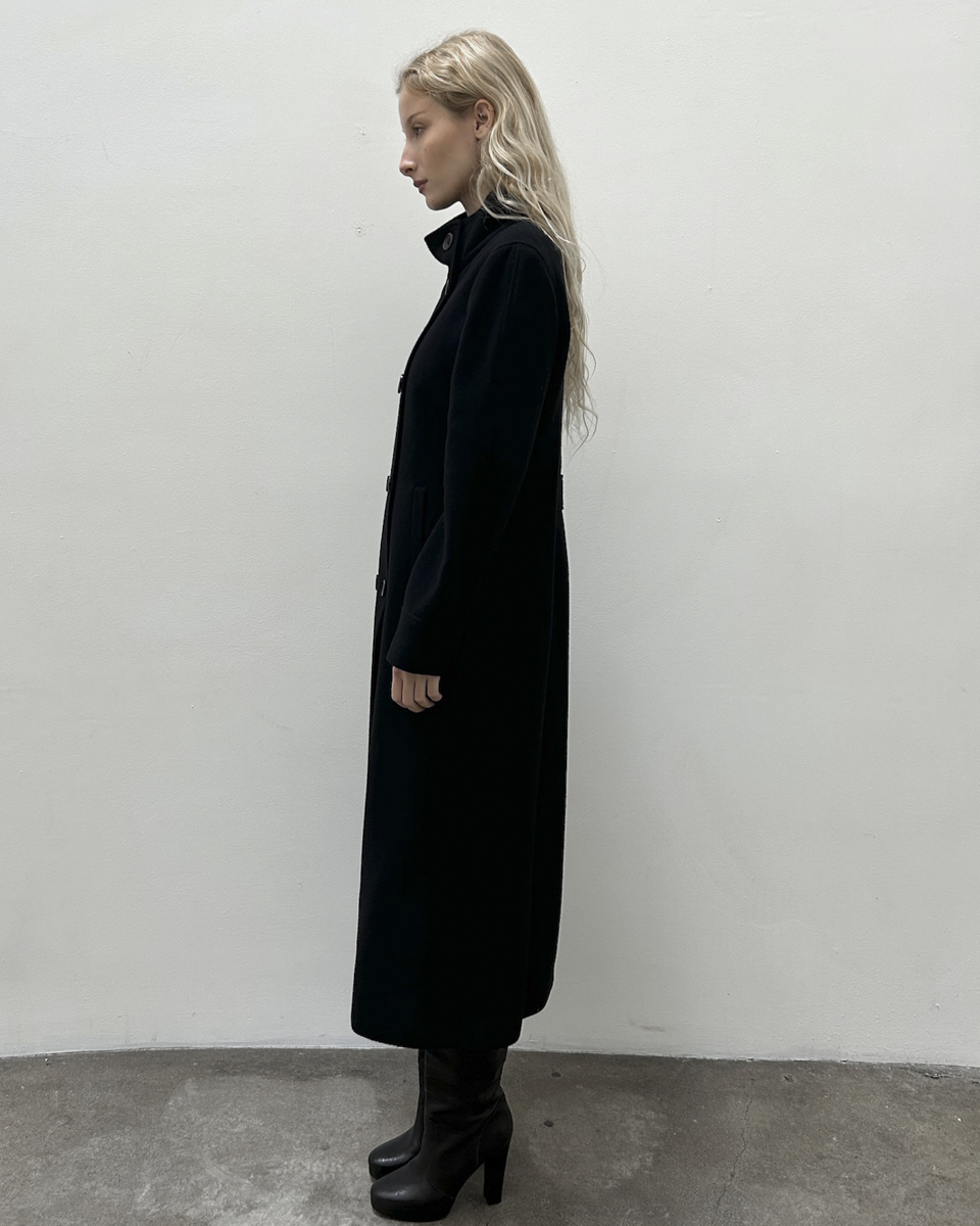 Emporio Armani Double Breasted Wool Coat
