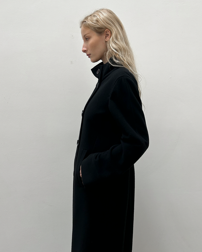 Emporio Armani Double Breasted Wool Coat
